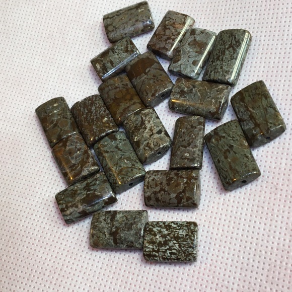 Snowflake Jasper beads - Picture 4 of 8